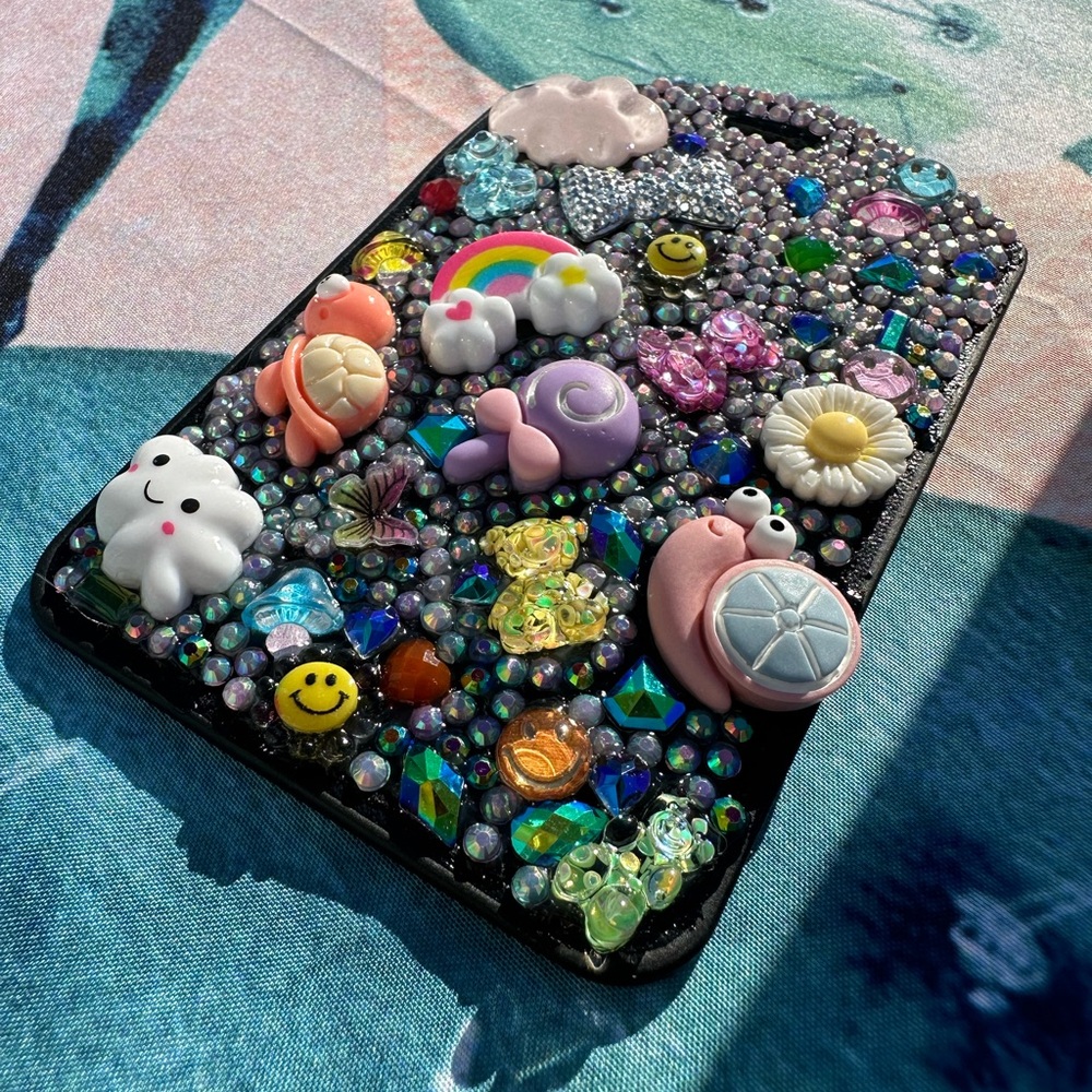 Y2K Vibes bedazzled ID Badge holder